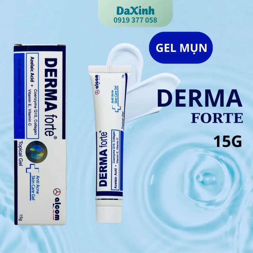 Derma Forte 15g - Chăm sóc da mụn, ngừa thâm mụn, dưỡng sáng da