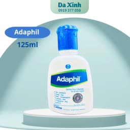 Adaphil 125ml - Sữa rửa mặt làm sạch da mềm mịn dạng sữa không bọt an toàn cho da nhạy cảm