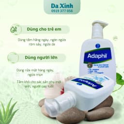 Adaphil 500ml - Sữa rửa mặt dịu nhẹ làm sạch da an toàn cho làn da nhạy cảm