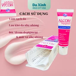 Alcom Depigment 30g - Giảm thâm mụn nám da, đều màu da và trắng da