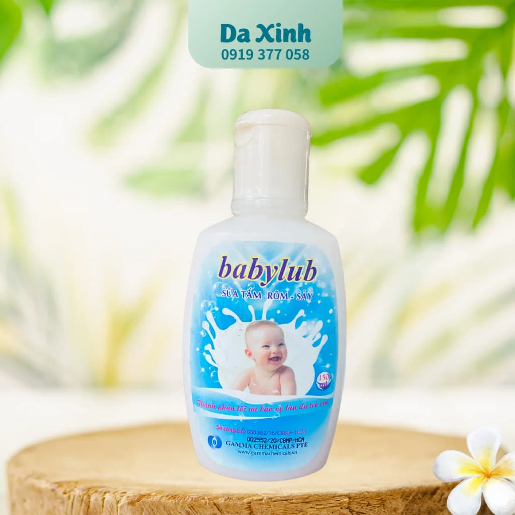 Sữa Tắm Rôm Sảy Babylub 150ml – Làm Sạch, Ngăn Ngừa Rôm Sảy Hiệu Quả