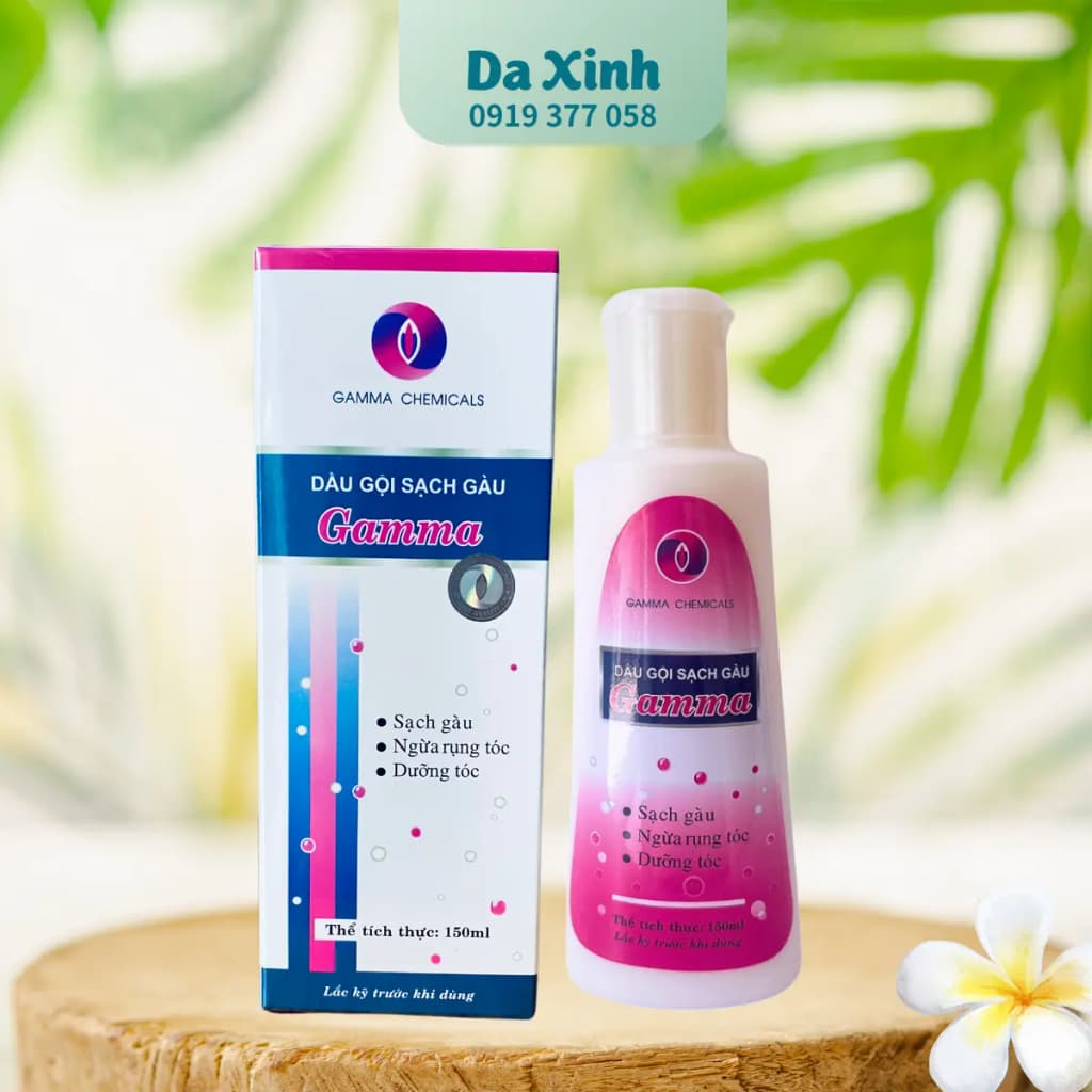 Dầu gội Gamma Anti Dandruff Shampoo 150ml Giảm gàu, viêm ngứa da đầu hiệu quả