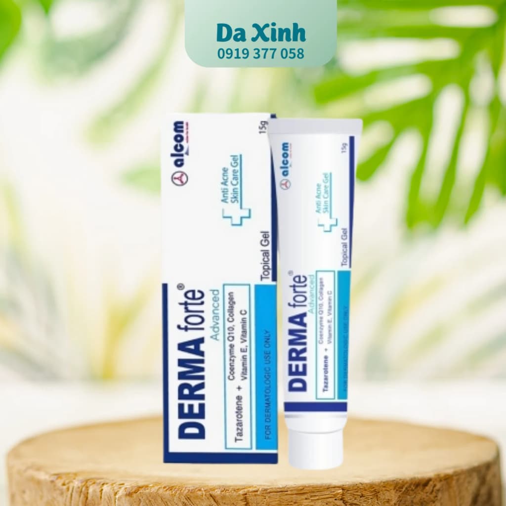 Derma Forte Advanced 15g - Chăm sóc da mụn, giảm mụn nhanh, mờ thâm mụn