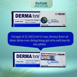 Derma Forte 15g - Chăm sóc da mụn, ngừa thâm mụn, dưỡng sáng da