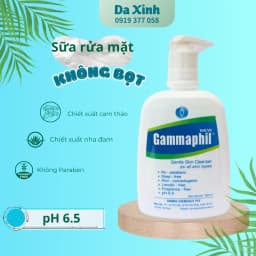 Sữa rửa mặt Gammaphil 500ml dạng sữa mềm mịn không bọt làm sạch da an toàn