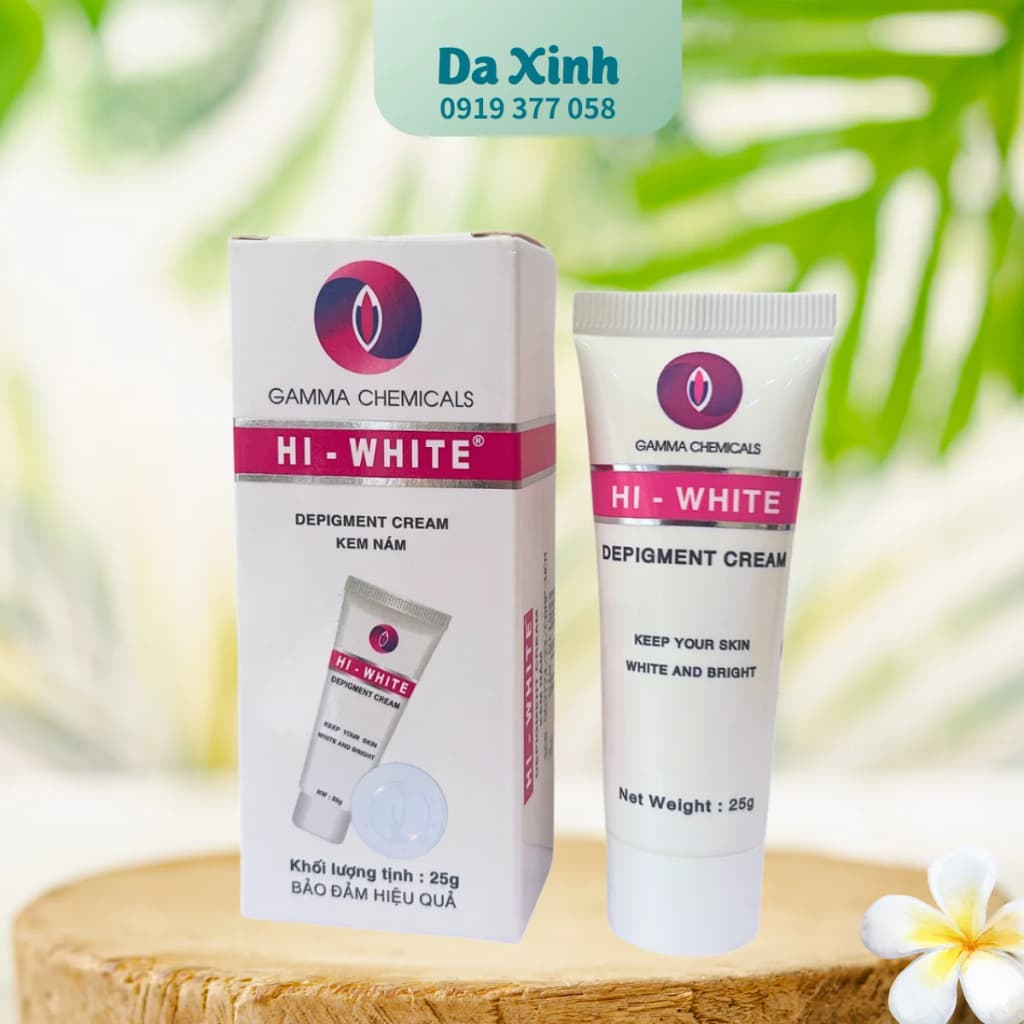 Hi-White Depigment Cream 25g – Giảm Thâm Mụn, Nám Da, Dưỡng Trắng Da Hiệu Quả