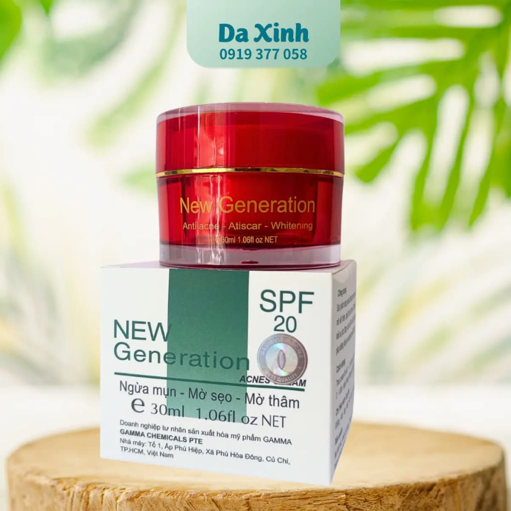Kem Mụn New Generation - Chăm sóc da mụn, mờ thâm mụn, sáng da