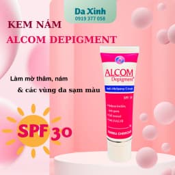 Alcom Depigment 30g - Giảm thâm mụn nám da, đều màu da và trắng da