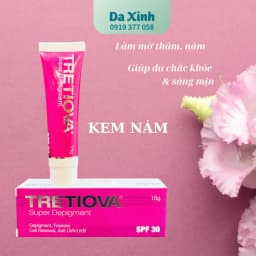 Tretiova 15g – Giảm thâm mụn và nám da, giúp da đều màu và trắng sáng