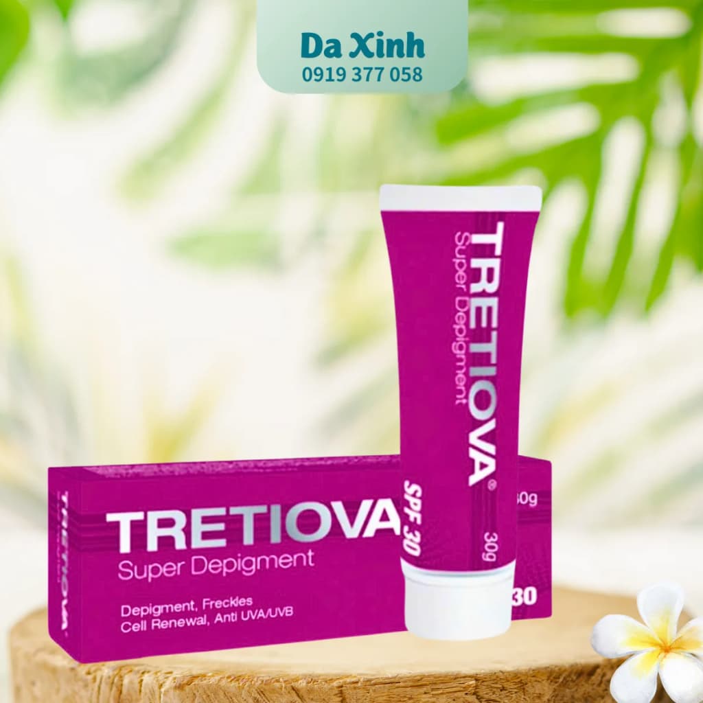 Tretiova 30g – Giảm thâm mụn và nám da, giúp da đều màu và trắng sáng