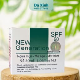 Kem Mụn New Generation - Chăm sóc da mụn, mờ thâm mụn, sáng da