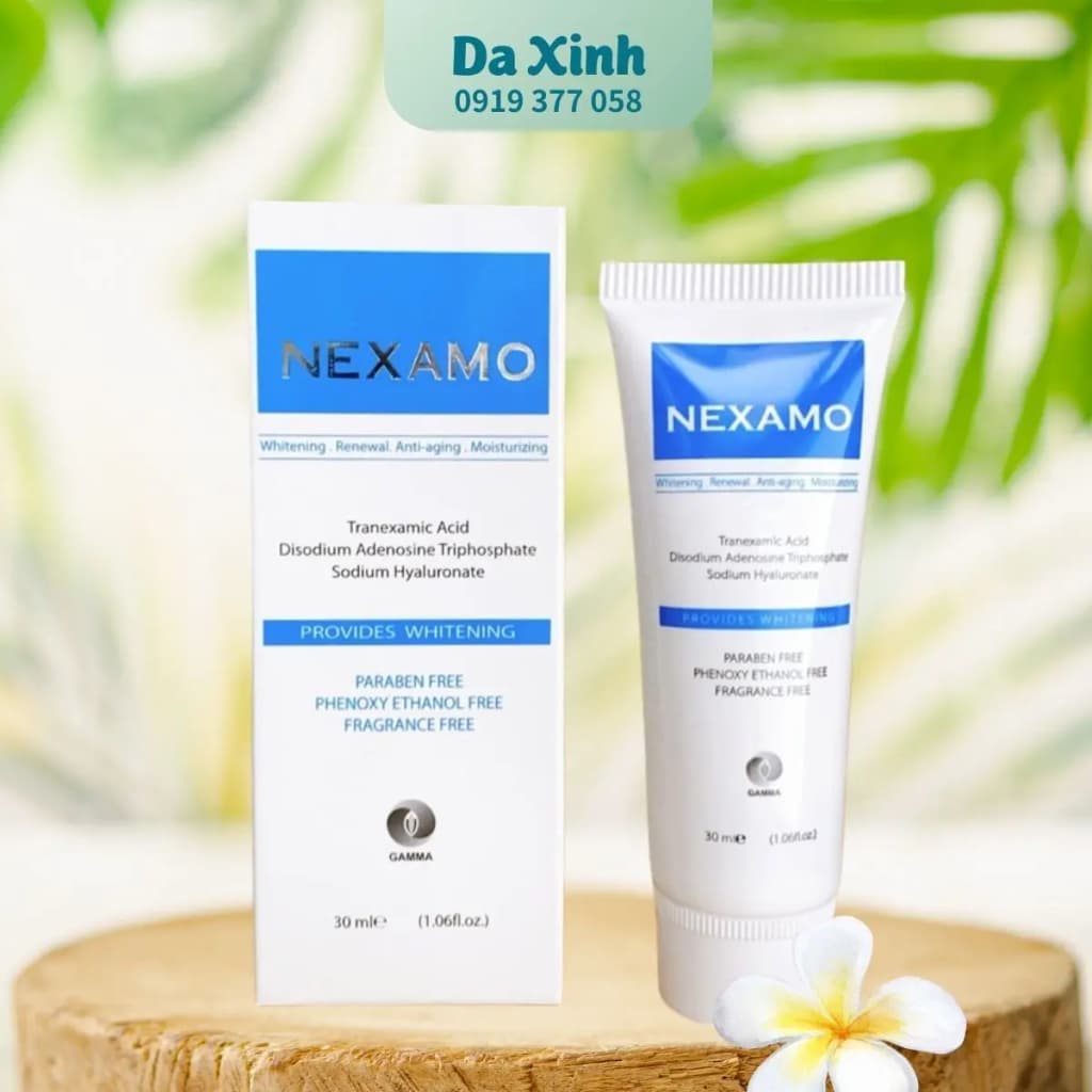 Nexamo Provides Whitening – Dưỡng trắng và chống lão hóa da an toàn