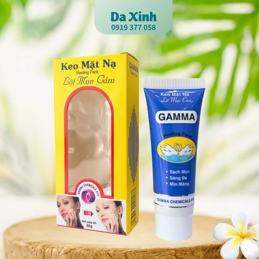 Keo Mặt Nạ Lột Mụn Cám Gamma Peeling Pack 25g – Sạch Bã Nhờn, Giảm Mụn, Se Khít Lỗ Chân Lông