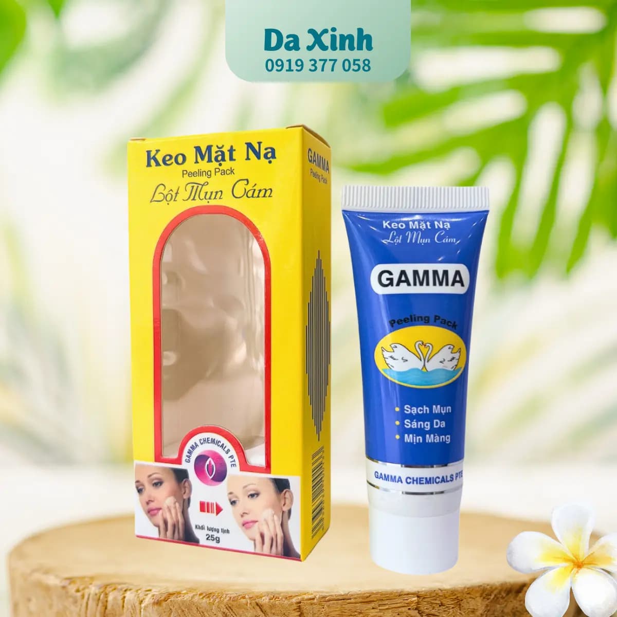 Keo Mặt Nạ Lột Mụn Cám Gamma Peeling Pack 25g – Sạch Bã Nhờn, Giảm Mụn, Se Khít Lỗ Chân Lông