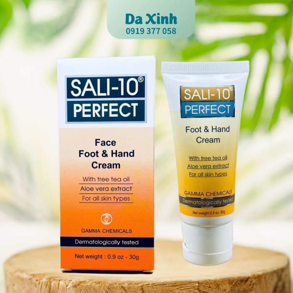 Sali-10 Perfect Food and Hand Cream - Kem Sali giảm khô nứt gót chân và tay