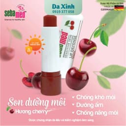 Son Môi Sebamed Màu Đỏ Cherry – Dưỡng Ẩm, Bảo Vệ Môi Nhập Khẩu Từ Đức