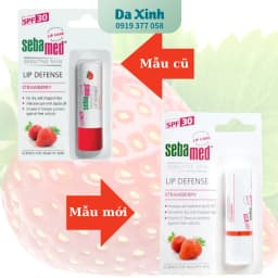 Son môi Sebamed Lip Defense Strawberry hương dâu