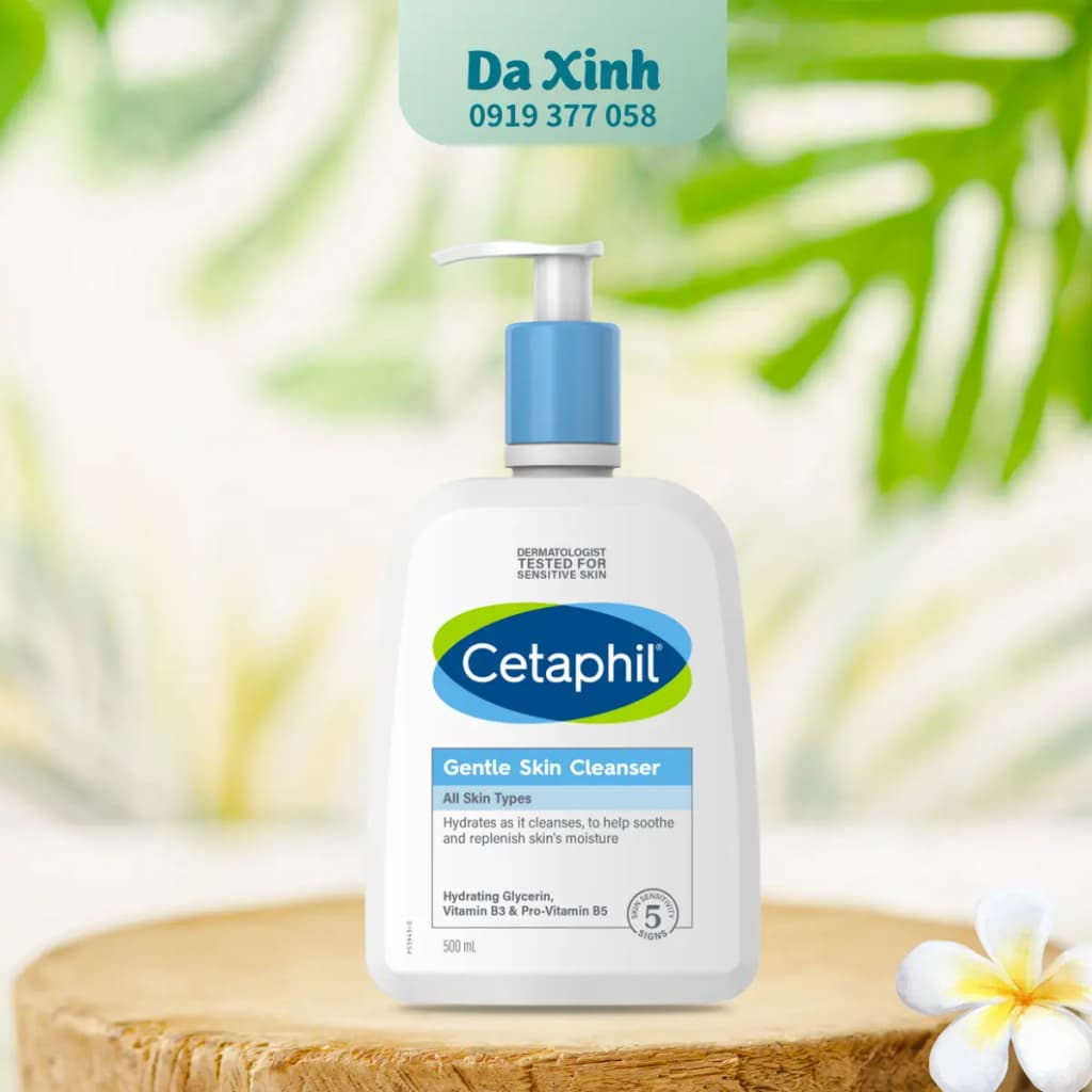 Sữa Rửa Mặt Cetaphil Gentle Skin Cleanser 500ml – Làm Sạch Dịu Nhẹ, Dưỡng Ẩm Cho Mọi Loại Da