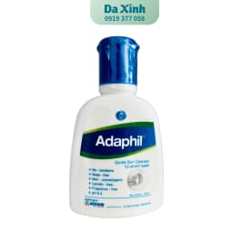 Adaphil 125ml - Sữa rửa mặt làm sạch da mềm mịn dạng sữa không bọt an toàn cho da nhạy cảm