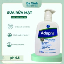 Adaphil 500ml - Sữa rửa mặt dịu nhẹ làm sạch da an toàn cho làn da nhạy cảm