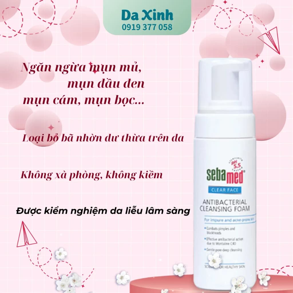 Sữa Rửa Mặt Sebamed 50ml – Làm sạch sâu an toàn cho da