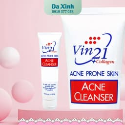Sữa rửa mặt Vin21 Acne Prone Skin Acne Cleanser 100g - Chăm sóc da mụn tối ưu