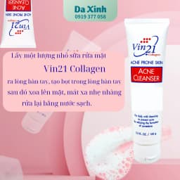 Sữa rửa mặt Vin21 Acne Prone Skin Acne Cleanser 100g - Chăm sóc da mụn tối ưu