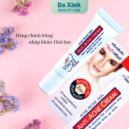 Kem Mụn Vin21 Anti-Acne Cream +4Zinc – Giải Pháp Chăm Sóc Da Mụn Cho Làn Da Sáng Mịn