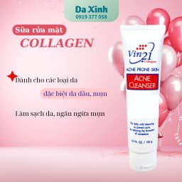 Sữa rửa mặt Vin21 Acne Prone Skin Acne Cleanser 100g - Chăm sóc da mụn tối ưu