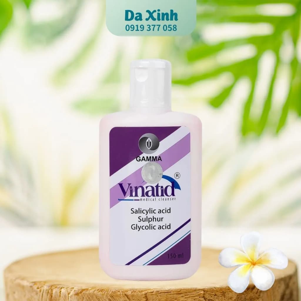 Vinatid 150ml - Rửa mặt tắm gội toàn thân làm sạch da, ngừa mụn