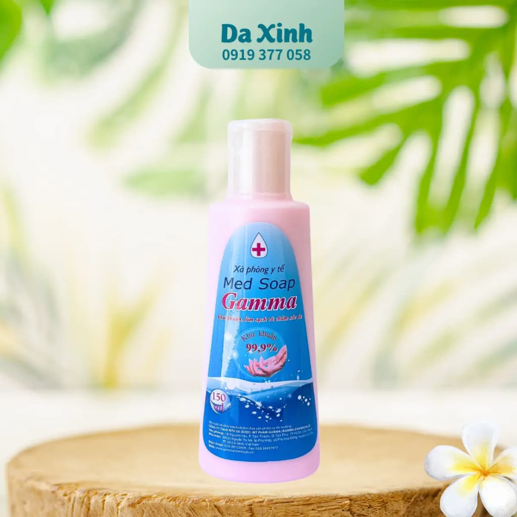 Xà Phòng Y Tế Med Soap Gamma 150ml – Làm Sạch, Diệt Khuẩn, Bảo Vệ Da Hiệu Quả
